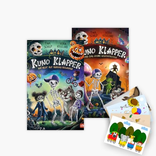 Die Kuno Klapper-Reihe Band 1+2 plus 1 exklusives Postkartenset