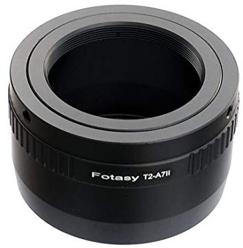 Fotasy T Mount Lens to E Mount Adapter, T2 E Mount Adapter, Emount Telescope Lens Adapter, Compatible with Sony a7 a7R a7s II III IV a9 a7c Alpha 1 a6600 a6500 a6400 a6300 a6100 a6000 a5100 ZV-E10