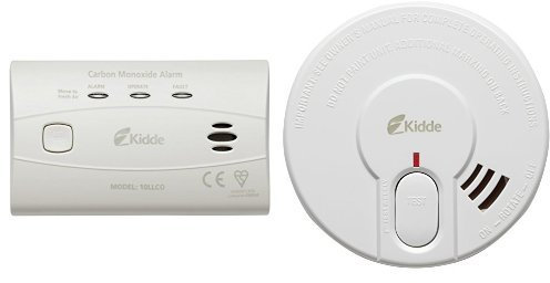 Kidde 10LLCO Carbon Monoxide Alarm With Sealed Battery with Kidde 29 Optical Smoke Alarm