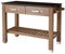 Dehner Premium Holzpflanztisch Windsor, ca. 110 x 55 x 84 cm, aus FSC® - zertifiziertem Akazienholz, braun / schwarz