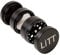 LiTT 4 Piece Mini Grinder - Black Aluminium Grinder with Curved Teeth, Magnetic Top Lid, Kitchen Storage Accessories