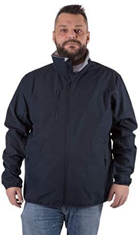 taglie forti Giubbino Giubbotto Softshell Uomo Interno Pile Impermeabile