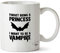 Hippowarehouse Forget Being a Princess i Want to be a Vampire Printed Mug Cup Ceramic 10oz