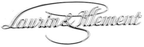 Skoda 3T0853431A2ZZ Laurin & Klement Schriftzug seitlich Kotflügel Emblem chrom