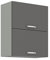 Küchen Hängeschrank 60 Hochglanz Grau Küchenzeile Küchenblock Küche Grey Bianca