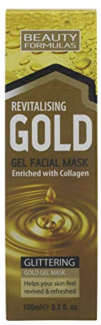 Beauty Formulas Revitalising Gold Gel Facial Mask
