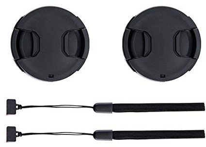 PROfezzion Pack de 2 Lens Cap 46 mm Tapas de Tapa de Lente Frontal para Nikon Z50 Z FC con Z DX 16-50 mm f / 3.5-6.3, Panasonic G7 con Kit de Lente Lumix 14-42 mm f / 3.5-5.6 II