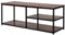 HOMCOM TV Schrank Lowboard TV-Regal im Industrie-Design 3-stufig Spanplatte Natur 120 x B40 x H45 cm