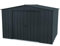 ezooza Abri de jardin en métal Top Shed 322 x 233 cm Couleur Gris Anthracite