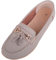 ABSOLUTE FOOTWEAR Womens Slip On Casual Leather Loafer/Deck/Boat Shoes/Sandals - Mushroom - UK 5