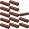 12 Pieces Wood Place Card Holders Wood Sign Table Number Stands Name Card Holder for Wedding Party Events Decoration(4.6 x 1.1 x 0.9 Inch,Walnut Color)