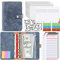 Budget Planner Budget Binder A6 - TANGBOHU Budget Planer Haushaltsbuch mit Geldfächer, Bugetplaner Geldorganisation Ordner, Buget Binder Notizbuch Organizer Buch für Geldorganisierer Cashstufing