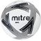 Mitre Impel Training Football With Ball Pump, White/Black, Size 4