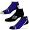 For Bare Feet Socken 3er Pack - Motiv: Baltimore Ravens - NFL - Flash - Grösse: L