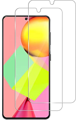 [2 Stück] Panzer Schutz Glas kompatibel mit Samsung Galaxy A33 Displayschutzfolie,Schutzfolie [kein Glas] 100% Fingerabdrucksensor Nano-Glas 9H