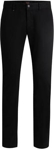 BOSS Mens Chino Slim Slim-fit Chinos in Stretch-Cotton Satin