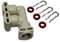 Flüssigkeitsverbinder F-Form 66821 für Jura Thermoblock 2003, Wasserleitung für Kaffeevollautomaten, Dampfanschluss (anwendbar für eine Vielzahl von Küchengeräten)