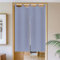 Surwin Japanese Noren Doorway Curtain Solid Color Cotton Linen Half-Door Curtain Window Treatment Tapestry for Kitchen Bistro Partition Shading Shops Home Restaurant (Lavender purple,65x90cm)