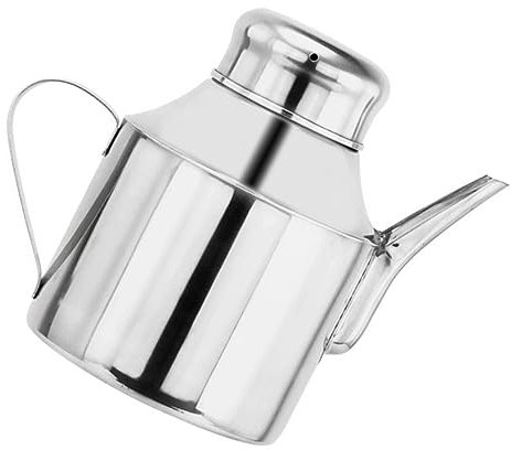 Cabilock 2 Pièces Pot De Sauce Distributeur D'Huile De Salade Distributeurs D'Huile Bouteille En Métal Huilier À Huile De Cuisson Bouteille De Stockage Conteneur De Stockage