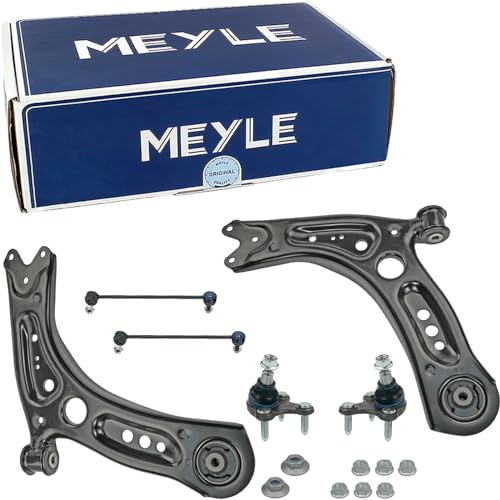 Meyle Querlenker+Koppelstange vorne | 116 050 0123/S + 116 050 0124/S passend für Golf 7 A3 8V Leon