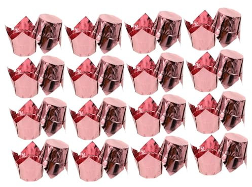 Amosfun 50pcs Cake Cups Paper Muffin Cups Creative Cupcake Baking for Kitchen Baking Use As Cake Cases Containers