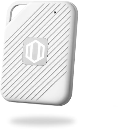 Atlancube PasswordPocket: Offline-Passworthalter, sicheres Bluetooth-Laufwerk mit automatischem Abfüllen, Verschlüsselung in Militärqualität, Speicherung von 1.000 Anmeldeinformationen (weiß)