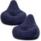 Icon Dalton Sitzsack Cord, Marineblau, 2er-Pack, Gaming Sitzsack Erwachsene mit Füllung, Bean Bag, Cord Sessel, Lounge Sessel, Lounge Stuhl, Schlafzimmer, Wohnzimmer, Wohnzimmer Möbel