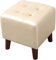 Fußhocker, Fußhocker, Frisiertisch, Fußstütze, Ottomane, Wohnzimmer-Sofabank, Leder-Fußhocker, Türwechsel-Schuhbank, Hocker, 36 × 36 × 40 cm