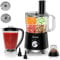 Robot da Cucina & Tritatore 1500W 2,5L mixer cucina con 2L Frullatore, 200ML Macinacaffè per Spremiagrumi, Cremazione di Ghiaccio, Macinazione, Tritare, Sminuzzare, Affettare& Preparazione di paste