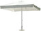 Gruppo Maruccia - Ombrellone 3x3 Metri - Palo Centrale in Alluminio Bianco - Per Giardino, Bar, Ristoranti