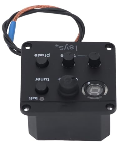 Generic Système de Préampli de Guitare avec Accordeur intégré et Indicateur de Batterie Faible, adapté à ISYS Plus, Pratique et Fiable