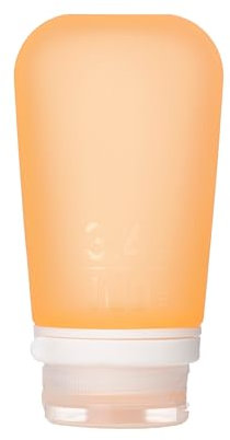 humangear GoToob + Silikon Reise Flasche mit Verriegelung Gap, groß (3,4 oz), Orange (orange) - 1899068 HG3147, Einheitsgröße