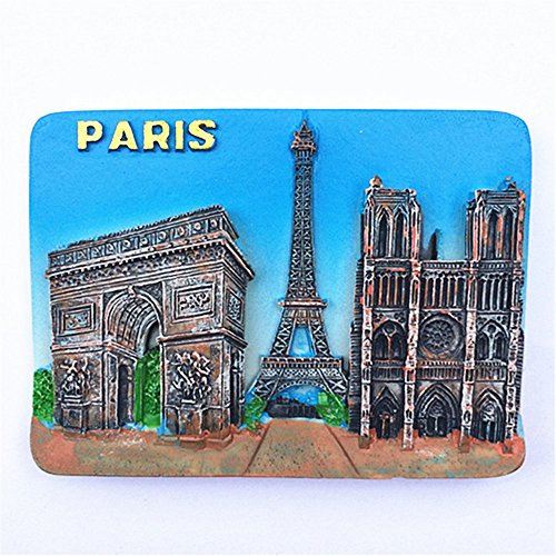 3D-Kühlschrankmagnet, Paris-Souvenir-Aufkleber, Heim- und Küchendekoration, Paris, Frankreich, Kühlschrankmagnet