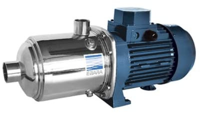 Pompe à eau Ebara MATRIXI55T13 1,3 kW jusqu'à 7,8 m3/h triphasé 380V Acier Inox 304 Aluminium Classique Bleu