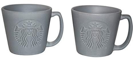 Starbucks Espresso Cup, Grey Stone Starbucks Espresso Mug Set, Demitasse (Grey, 2)
