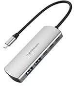 MEDIACOM Type-C - Hub - 2 x USB-C + 2 x SuperSpeed USB - desktop