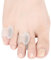 Gel Toe Separators, Pinky Toe Protector Spreader Small Silicone Toe Spacers, Cushions for Curled Overlapping Separate Toe Correct(Translucency Colour)