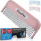 BluePet Peigne Magique Pour Chien & Chat à Poil Long, Peigne de Toilettage, Élimine les Nœuds, Brosse Anti Nœud et Démêlage, Étrille Efficace y Doux Avec les Dents Rotatives, Déméleur Chiens (Rose)