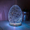 Desire Aroma Desire Black Mosaic Egg Diffuser –Essential Oil Ultrasonic Aromatherapy Humidifier – 4 Mist Modes, Quiet, Colourful Light + Auto Shut, H15cm