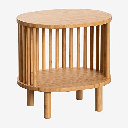 SKLUM Table de Chevet en Bambou Connery Naturel
