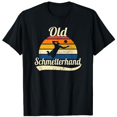 Old Schmetterhand Retro Beachvolleyball T-Shirt