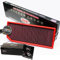 B&S Kit Filtro Aria Sportivo Aspirazione Rigenerabile Lavabile FB409/01 con Profumatore Interni