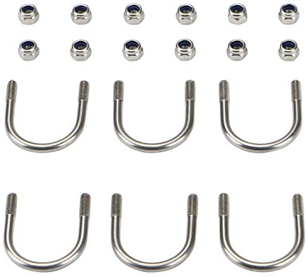 BCZAMD Prusa MK3 3D Drucker Zubehör: MK52 Heizbett Y Schlitten Teile - Holdo LM8UU Bearing - U Bolts Set für Mini MK2 MK2.5S MK3S Hot Bed