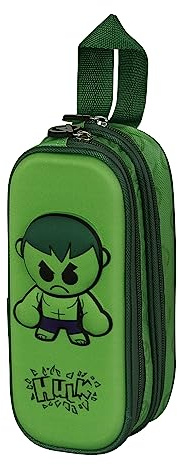 Hulk Bobblehead-3D Doppelfedermäppchen, Grün