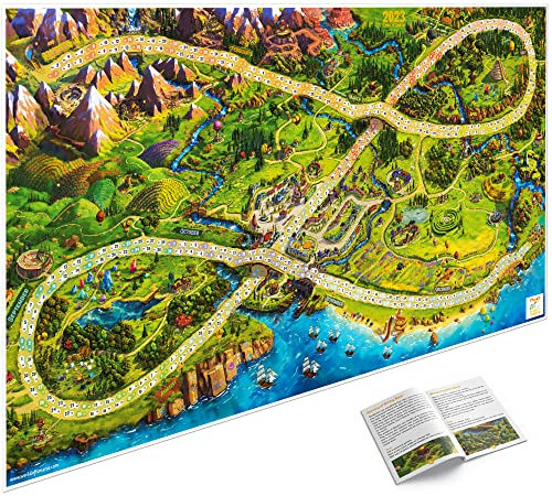 World of Timeria - Premium 2023 Adventure Calendar For Children, Educational Wall Calendar, approx. 120x60cm, 52 Stories and 150+ Activities for the whole family