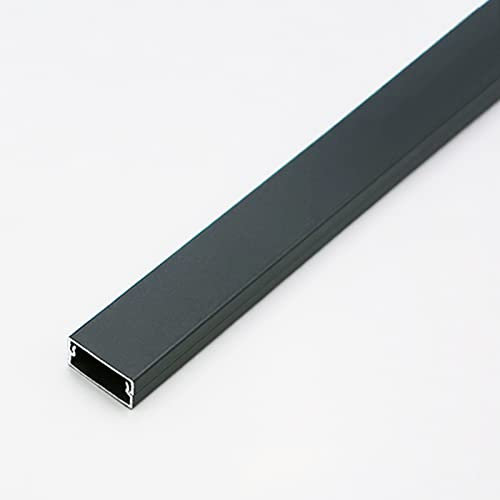 ZJKXJH Gaine Cable Cache-câbles TV pour Mur, Gris Carré Plat À Peindre Protecteur De Fil en Aluminium, pour Cordon Électrique D'extérieur/de Porte/de Cuisine, 1m (39) De Long (Size : 30mm*15mm)