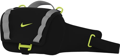 Nike Unisex Gürteltasche Hike Waistpack, Black/Particle Grey/Atomic Green, DJ9681-010, MISC