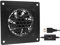 iYueMps USB Fan 120mm Fan 3-speed adjustable 5V / 0.3A USB fan Cooling Radiator with Black Metal Panel frame for home theater AV cabinet cooling