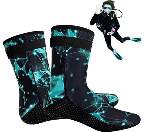 Nupaque Neoprensocken | 3 mm sanddichte Beachvolleyball-Wassersocken,Swim Beach Damen Herren Schuhe für Outdoor-Surfen Yoga-Übungen