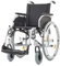 Bischoff&Bischoff S-Eco 300 Rollstuhl, HMV Nr. 18.50.02.0106, faltbar, Reise-Rollstuhl mit Steckachsensystem, Transport-Rollstuhl für zu Hause und unterwegs, 52 cm Sitzbreite